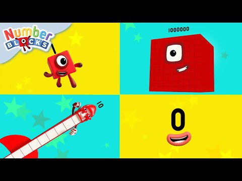 Biggest, Smallest and Tallest Numbers! | Learn to count | @Numberblocks