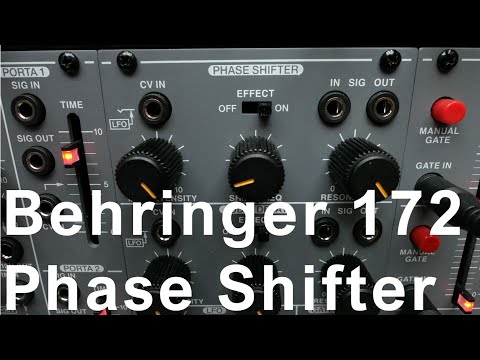 Behringer 172 Phase Shifter ~ awesome sounds & some background theory