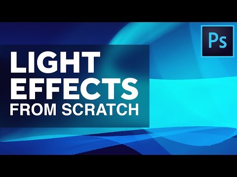 How To Make Abstract Light Effects In Photoshop! (Easy)