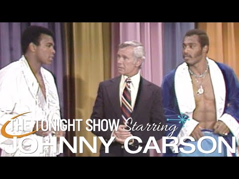 Muhammad Ali and Ken Norton Weigh-in Before Their Fight at the Forum | Carson Tonight Show