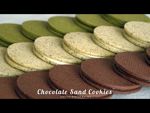 [SUB] 3 flavors of Chocolate filling sand cookies｜siZning