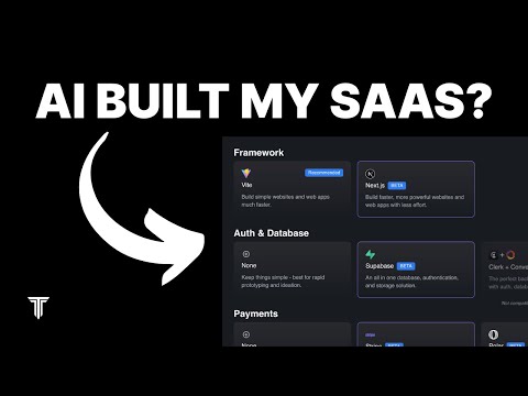 This AI Built My SAAS In 14 MINS???