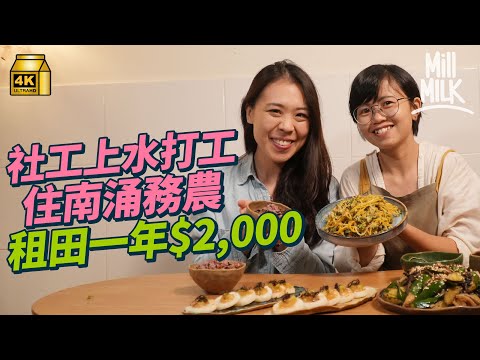 #MM｜社工搬入近沙頭角南涌耕田 兼職上水市區返工 逃離城市壓力 租田一年$2,000日日farm to table 做廚娘開放屋企做社區食堂｜#周圍黐餐 #4K