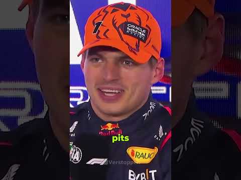 Max Verstappen's Pit Wall InCHident