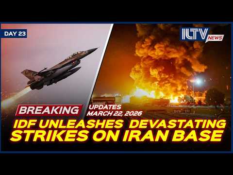 Israel Daily News - March 22, 2026 | One Dead, More than 100 Wounded  in Rocket Barrages