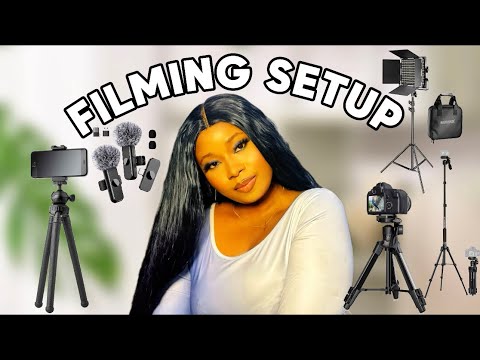How to Film High Quality 4k Videos on your Phone 2025|Filming setup, Audio, Camera & Lighting Set-Up