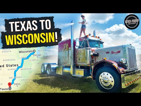 Field to FREEWAY! First trip in our RESCUED Peterbilt!