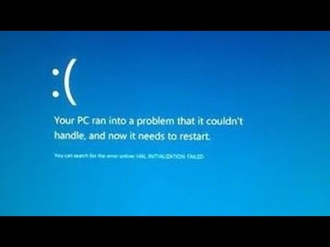 Blue screen error: how I fix my laptop blue screen of died within a seconds 