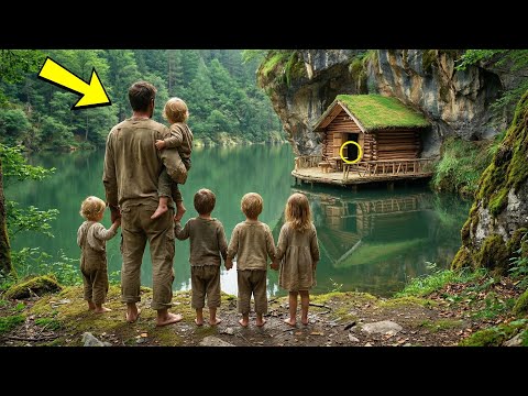 El padre viudo cruzó el puente con sus hijos a una cabaña abandonada — y lo hallado lo cambió todo…