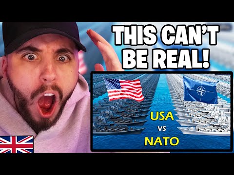 British Guy Shocked by USA Military vs NATO Military Power Comparison