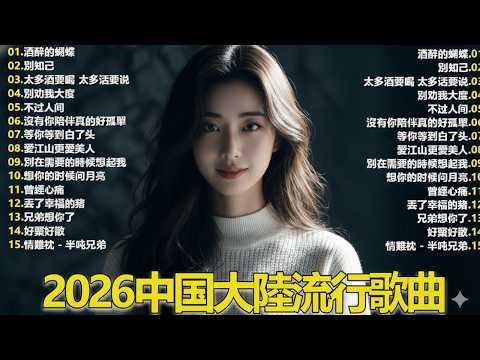 2026流行歌曲【無廣告】2026最新歌曲 2026好听的流行歌💥💥華語流行串燒精選抒情歌 💥💥Top Chinese Songs 2026.可可托海的牧羊人 , 你的万水千山,红尘情歌 .