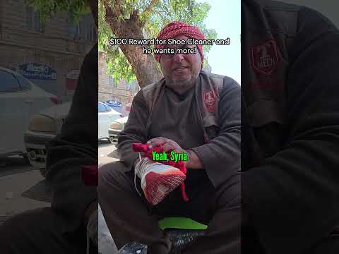 $100 Reward for Shoe Cleaner and he wants more