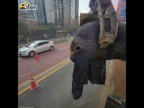 DX140W-5L 현장 임도정리 아스팔트 T작업