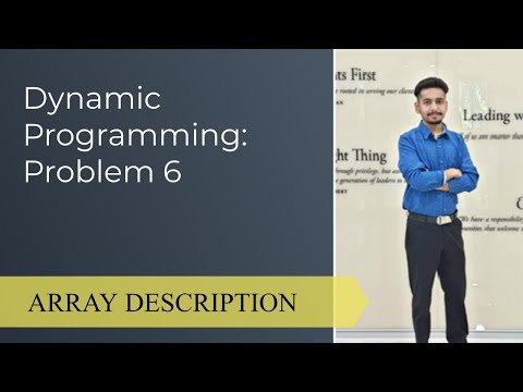 Dynamic Programming : Array Description