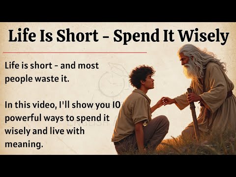 Life Is Short - Spend It Wisely || Graded Reader || Improve Your English Fluency ✅️ 