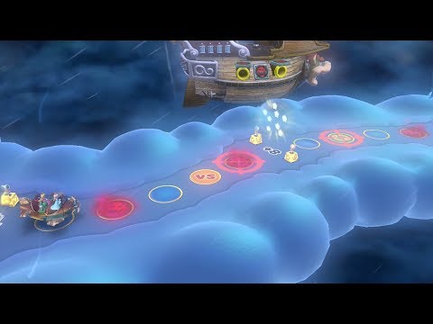 Mario Party 10 Mario Party #156 Rosalina vs Peach vs Donkey Kong vs Yoshi Airship Central Master