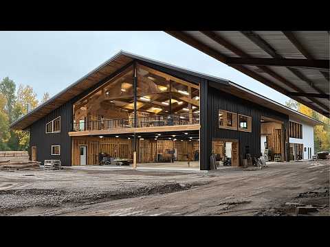 Two Men Build MASSIVE $750,000 Barndominium in ONLY 1 Year | Start to Finish by  @RR Buildings