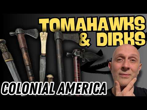 TOMAHAWKS & DIRKS in the Colonial Americas with @ravensbeakforge1747