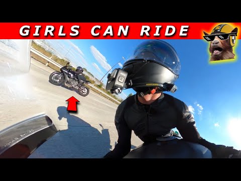 Triple Digit Highway Run With The Ladies! Yamaha R1 & Kawasaki ZX-6R!