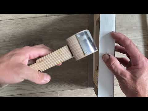 Натяжка холста с написанной картиной на подрамник