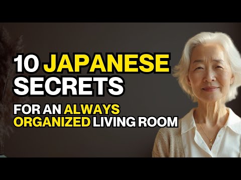 10 Japanese Secrets to Keep Your Living Room Always Organized (It Really Works!)