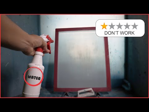 How to Clean Your Own Screens from Home: Screen Printing Tutorial