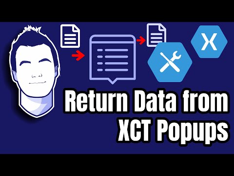 Pass Data From and To Popups with Xamarin Community Toolkit