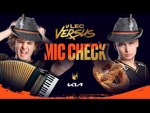 VIT only speaks German today | Kia Mic Check | 2026 LEC Versus Week 4