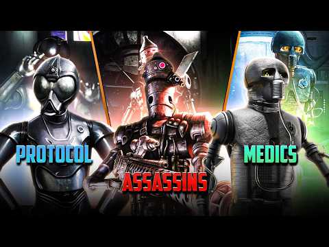 the many droid variants of star wars explained...