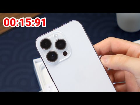 iPhone 14 Pro Unboxing In 15.9 Seconds.