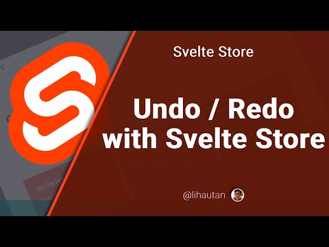 Undo / Redo with Svelte Store