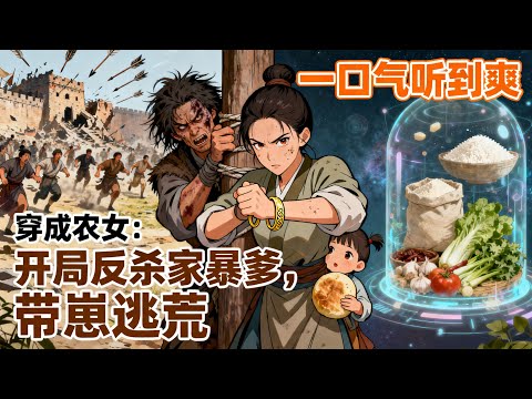 【完结1/2】《穿成農女：開局反殺家暴爹，帶崽逃荒》被親爹打死的農女睜眼成了22世紀神醫，反手綁了渣爹搶回金鐲子，蠻族屠城？正好帶上萌娃和神祕空間美食跑路！#古言小說#种田文#完結文#女生小說