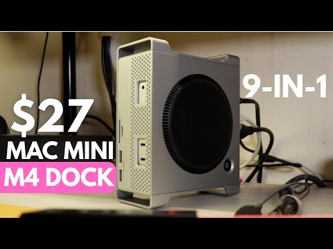 $27 Budget 9-in-1 Mac Mini M4 Dock — Mac Pro Style with NVMe & Dual 10 Gbps USB Ports
