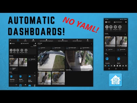 Automatically Create Home Assistant Dashboards! NO YAML!