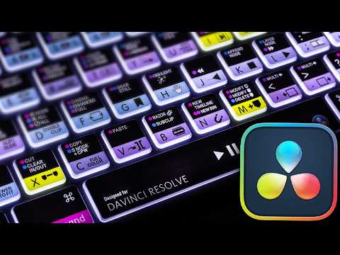 Top 25 KEYBOARD SHORTCUTS ⌨️ to EDIT FASTER in DaVinci Resolve 19!