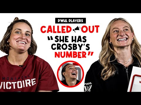 PWHL PLAYERS CALLED EACH OTHER OUT FOR FUN
