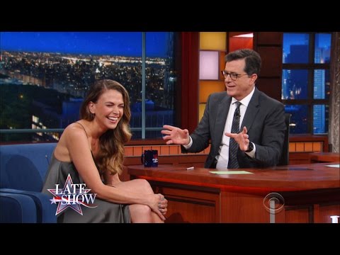 Stephen Busts Out His Energy Dance For Sutton Foster