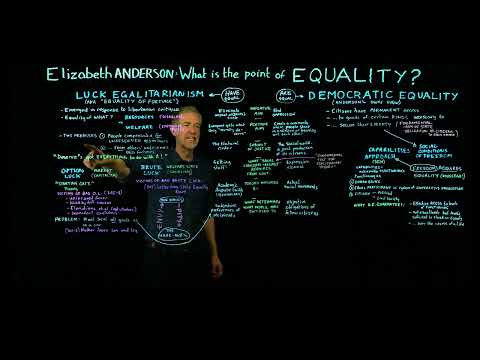 Elizabeth Anderson: What is the point of equality?