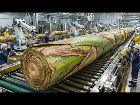 Inside the Largest Banana Leaf Factory You’ve Never Seen Before