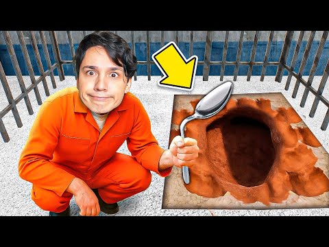 СБЕЖАЛ ИЗ ТЮРЬМЫ ИСПОЛЬЗУЯ ЛОЖКУ😱