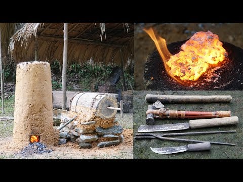 Full video! Iron upgrading, forging hammer, daggers, spearheads and tools necessary for survival