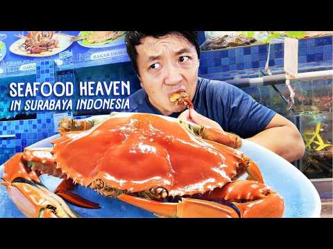 MONSTER CRAB & The GREATEST Local Street Food in Surabaya, Indonesia