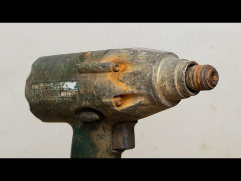 Restoration of the Rusty Vintage Impact Driver - Hitachi WH8DB3