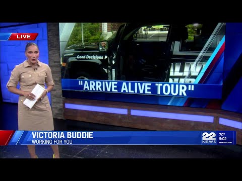 Arrive Alive Tour shows students impaired driving simulation