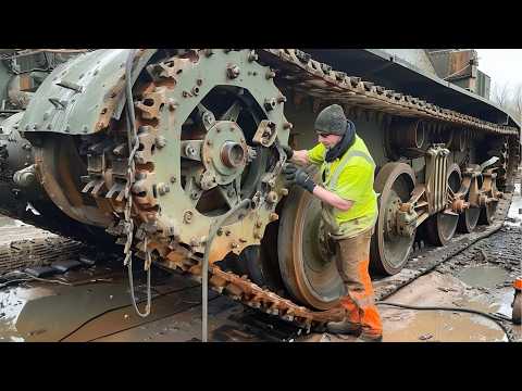 Men Fully Restore the BIGGEST GUN TANK IN THE WORLD | FV4005 Start to Finish @Mr Hewes