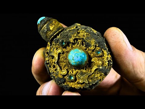 I Found an Old Perfume Bottle Buried in Time  - Restoration ASMR