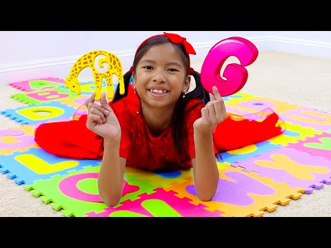 Learn ABC Alphabet with Wendy and Alex | Kids Look for ABC Animals Letters Toys