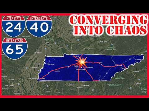 Why Nashville's Freeway System is a DISASTER And Tennessee CANNOT Fix It