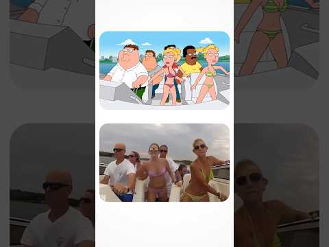 Every Real-Life Event Family Guy Recreated! #familyguy #familyguycharacter #familyguymemes