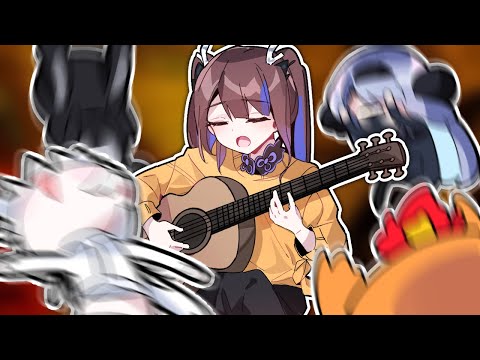 칸나와 파카님의 기타 대결..!